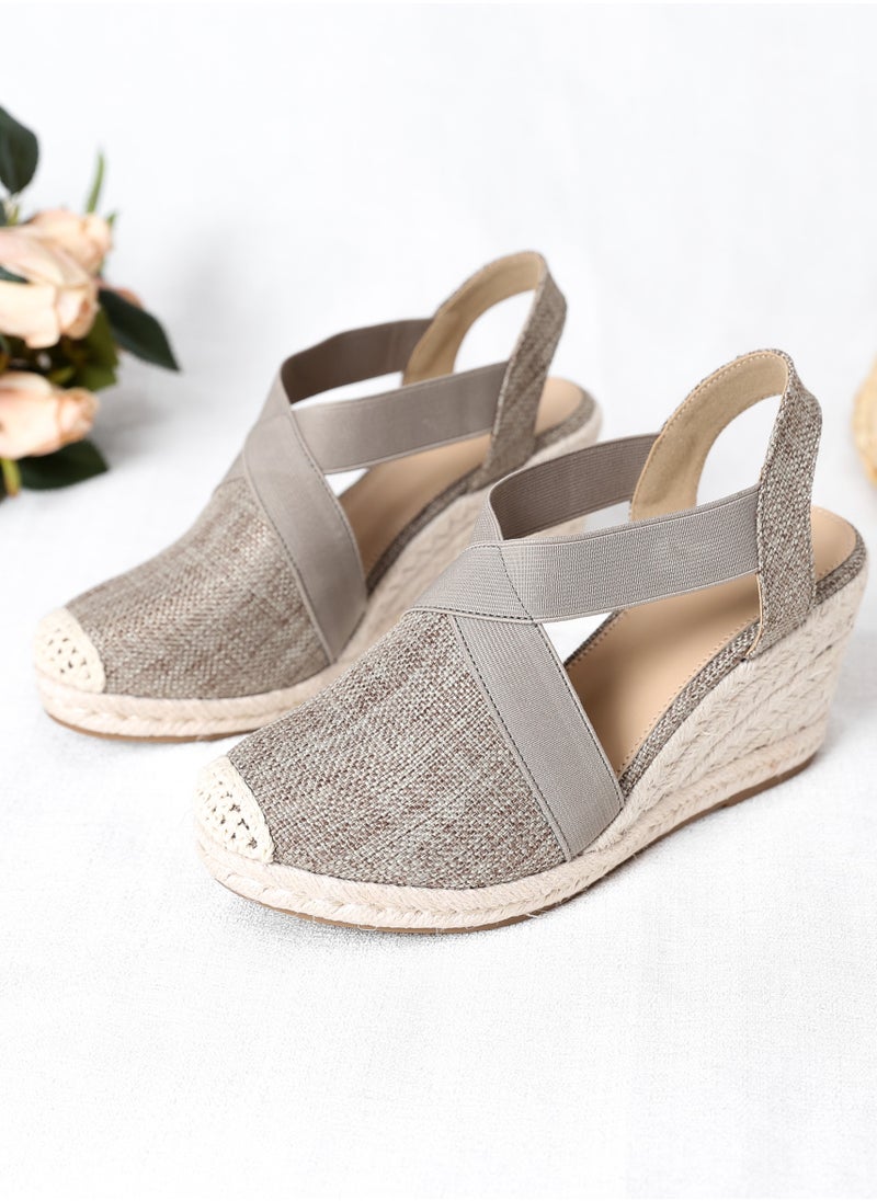 Generic - Closed Toe   Espadrille Wedges Sandals - Image 1