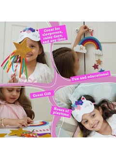 jackinthebox jackinthebox Unicorn Craft kit for 3 to 5 Year olds | 3 Craft Projects | Great Gift for Girls Ages 3,4,5 Years  - Image 5
