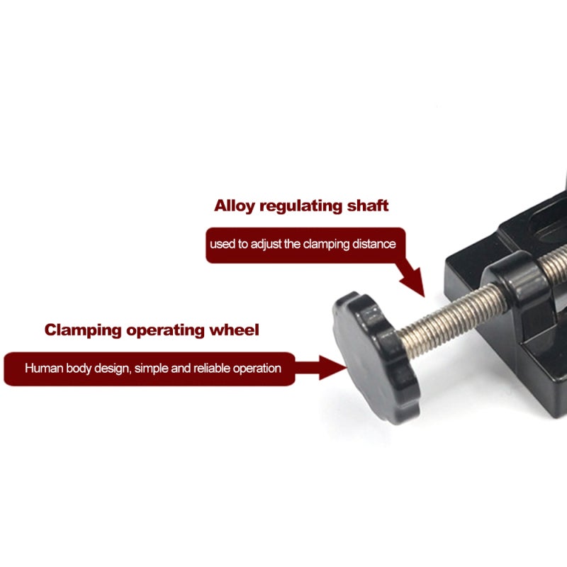 Miniature Vice: 55mm Wide Jaw Premium Aluminium Alloy & Plastic Construction - Long Lasting Durability Precision Grip Portable Vice for Clamping Irregular Walnut Bodhi Seeds Small Objects - Image 4