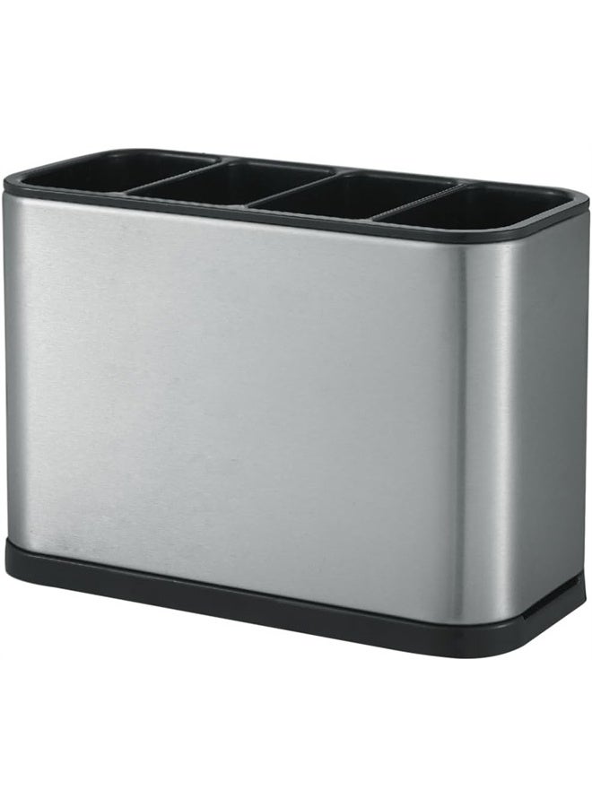 هومستر حامل أدوات المائدة، من الفولاذ المقاوم للصدأ عالي الجودة، تخزين لمنظم سطح المطبخ، أدوات الطهي، تنظيم المطبخ، تخزين وحامل أدوات المائدة - Image 2