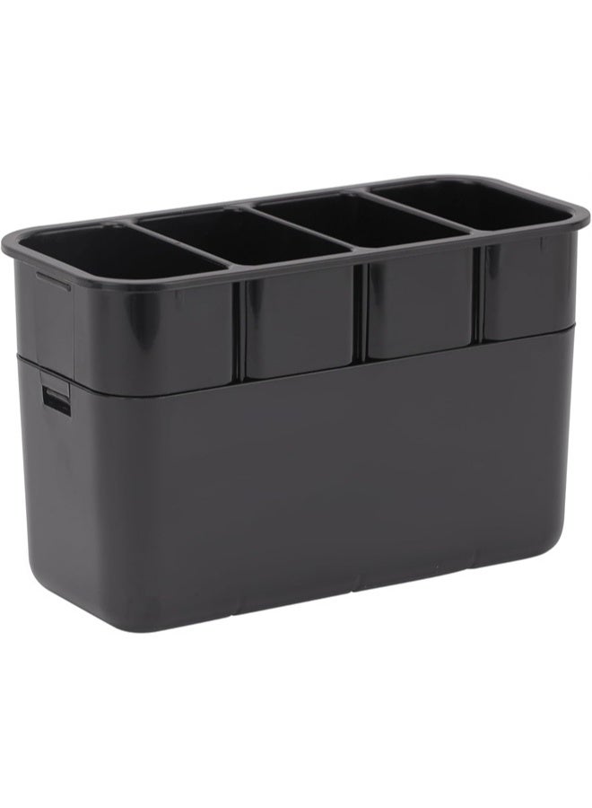 هومستر حامل أدوات المائدة، من الفولاذ المقاوم للصدأ عالي الجودة، تخزين لمنظم سطح المطبخ، أدوات الطهي، تنظيم المطبخ، تخزين وحامل أدوات المائدة - Image 5