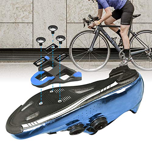 NAACOO Bike Cleats Compatible with Shimano SPD-SL SH10 SH11 SH12 Cleats & Locking Road Pedals, 3-Hole Cycling Shoes Clips, Top Power Transfer, Easy Release, 0°/2°/6° Float - Image 3