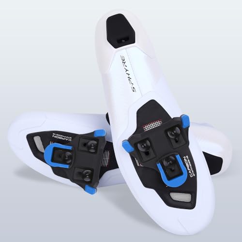NAACOO Bike Cleats Compatible with Shimano SPD-SL SH10 SH11 SH12 Cleats & Locking Road Pedals, 3-Hole Cycling Shoes Clips, Top Power Transfer, Easy Release, 0°/2°/6° Float - Image 4