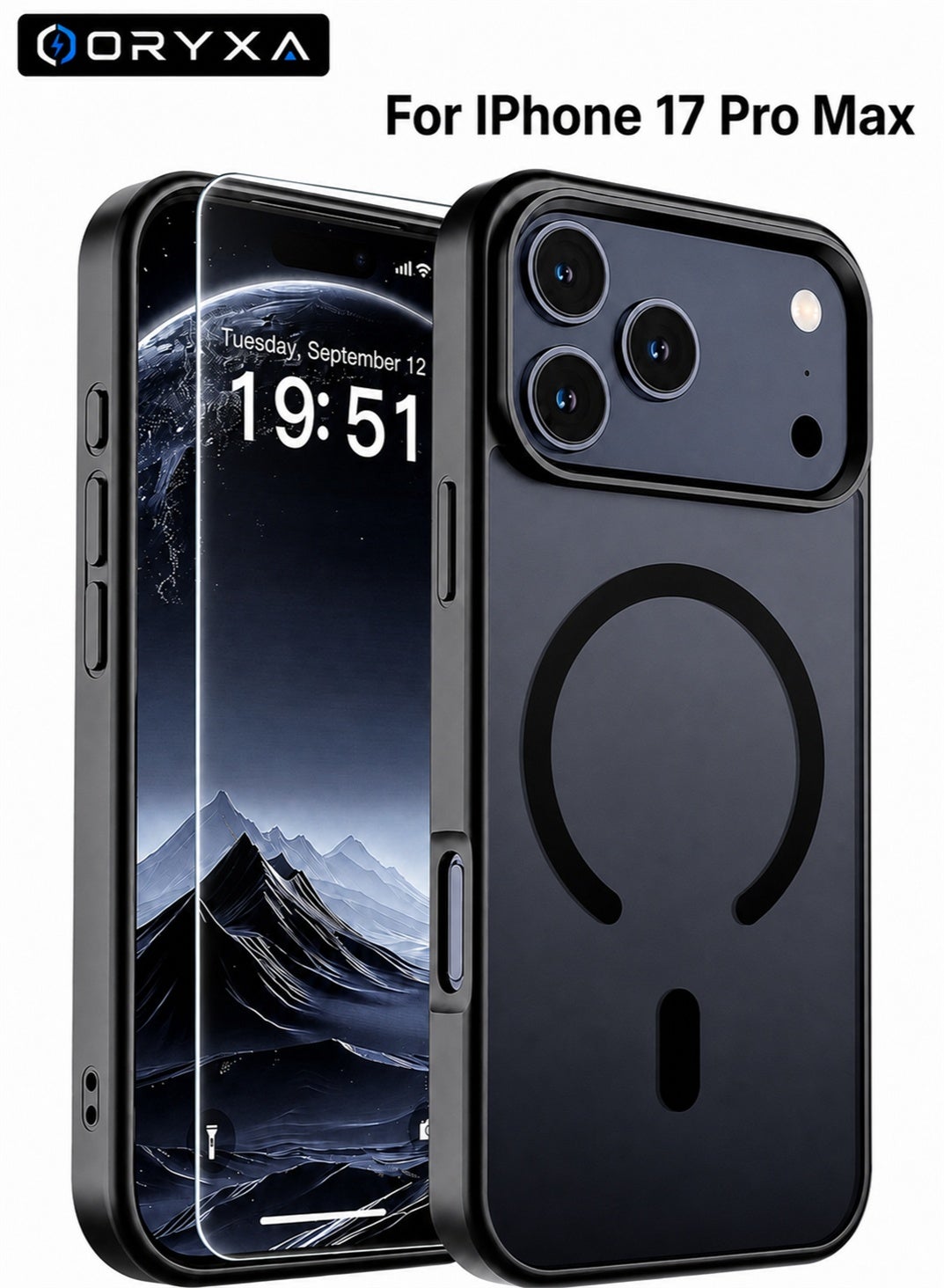 oryxa Oryxa iPhone 17 Pro Max Case black Z34288F8372310FC97458Z