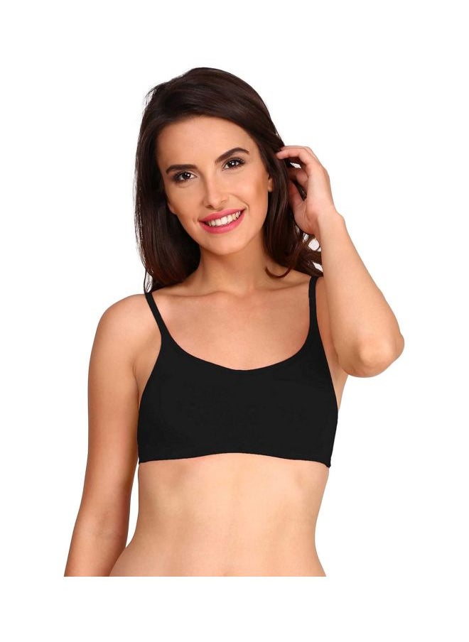 JOCKEY - Jockey SS12 Women Wire free Non Padded Super Combed Cotton Elastane Stretch Full Coverage Beginners Bra with Adjustable Straps - Image 1