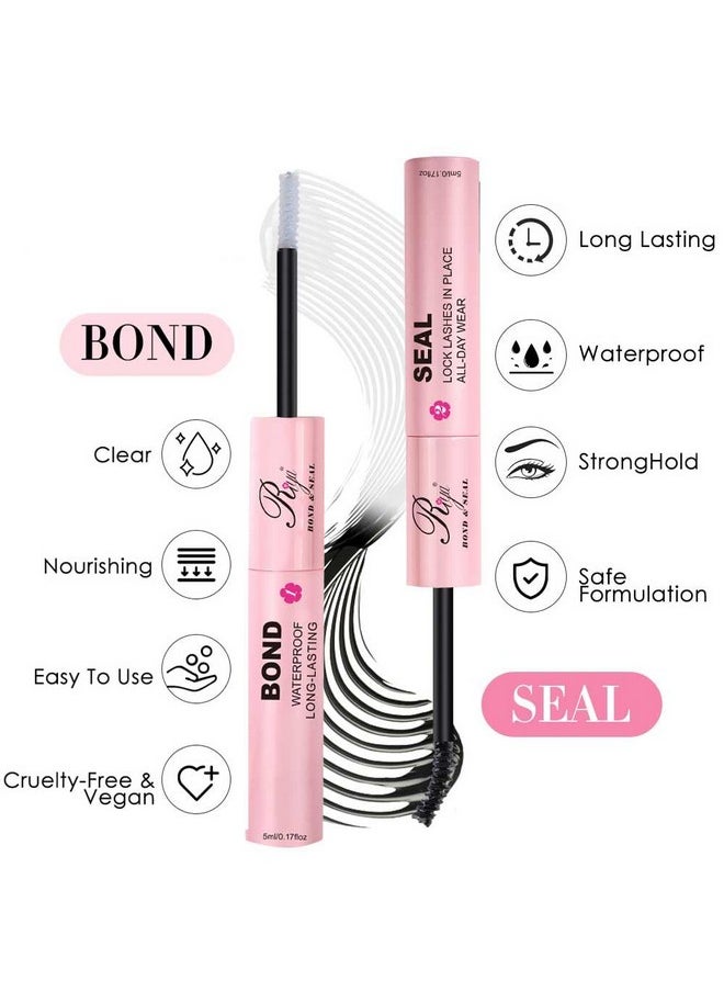 Riya - Lash Clusters 144Pcs With Strong Hold Bond Seal Lash Glue And Eyelash Extenisons Kit And Applicator Clusters Lashes Kit 816Mm D Curl Individual Lashes Diy At Home（01） - Image 1