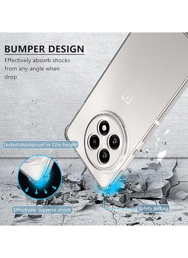 Generic - Transparent TPU Case Shockproof. Ultra-Thin Drop-Proof and Ultra-Soft for Oneplus 13R - Image 1