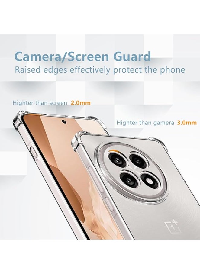 Generic - Transparent TPU Case Shockproof. Ultra-Thin Drop-Proof and Ultra-Soft for Oneplus 13R - Image 1