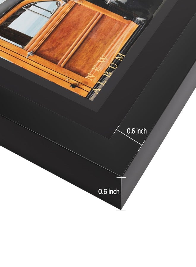 eletecpro 8.8x13.8 Record Frame with Double Mats for Single 7-inch Music Album Cover and Vinyl, 45 rpm (6 7/8") inch Vinyl Record Display for Wall, Classic and Stylish Record Holder for Wall Decor - Image 5