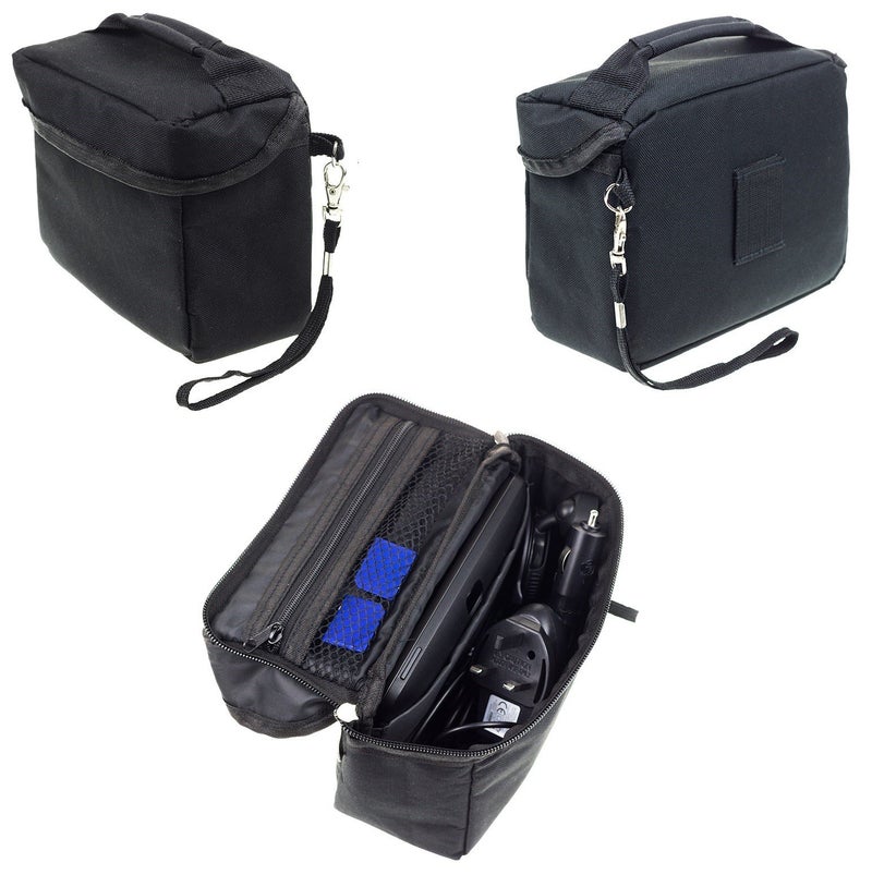 DigiCharge 6-Inch GPS Soft Carry Case with Handle – Fits Garmin DriveSmart 66/60, Drive 61, 61LM, RV 660, Fleet 670/660, Tread, Zumo XT, TomTom Go Comfort 6", Supreme 6" – Travel Storage Accessory Bag - Image 1