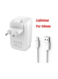 LDNIO Ldnio A4405 Charging Adapter Containing Touch Lamp With 4 USB-A Ports And Micro Cable Provided With Quick Charge Technology For Different Types Of DevMulticolours 22 Watt - White  - Image 3