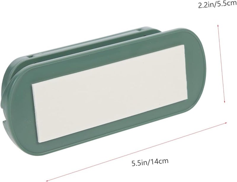 Green Wall Mount Flat Cord Power Strip Organizer Socket Holder - Image 3