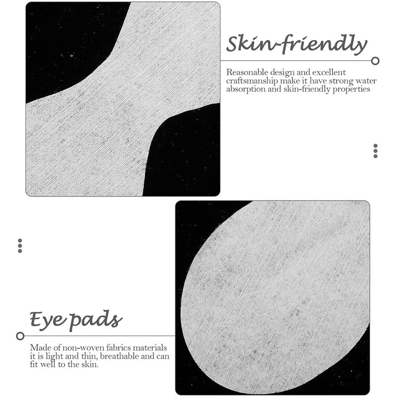 أقنعة عين قطنية للاستخدام مرة واحدة 400 قطعة ضمادات عين مرطبة للصالونات والعناية بالبشرة DIY - Image 4