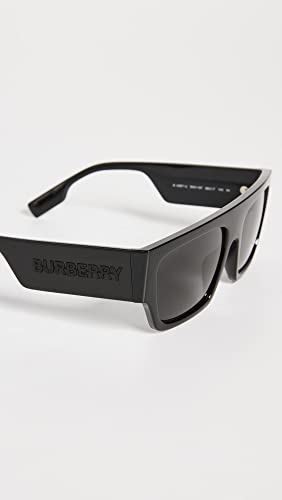 BURBERRY Micah Sunglasses, Black/Dark Grey, One Size - Image 3