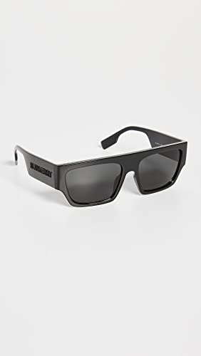 BURBERRY Micah Sunglasses, Black/Dark Grey, One Size - Image 2