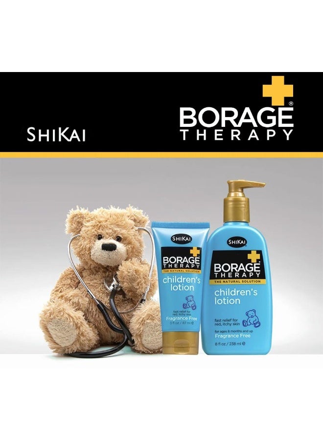 Shikai Borage Dry Skin Therapy Natural Formula Lotion for Childrens - 8 Oz - Image 3