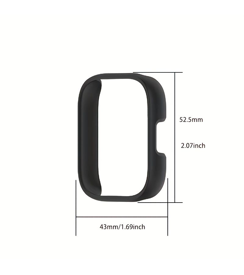غلاف حماية من مادة TPU لساعة Redmi Watch 5 Active، حماية شاملة ضد الصدمات، إكسسوارات شفافة سوداء - Image 2