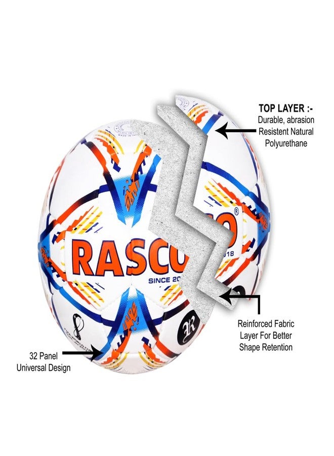 RASCO New World Cup 2022 Football Ball Size 5 - Image 3