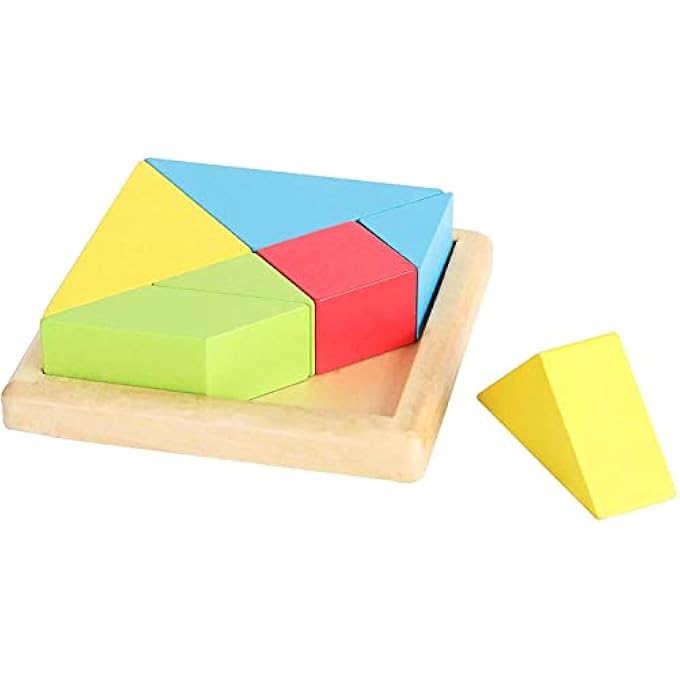 WOODEN STACKING PUZZLE BUILDING BLOCKS FOR KIDS, INTELLECTUAL CHALLENGE BOARD GAMES FOR KIDS, BRAIN GAMES FOR KIDS, WOODEN TOYS FOR KIDS, PRESCHOOL KIDS TOYS PUZZLE GAME (4 IN 1 STACKING TOY) - Image 5