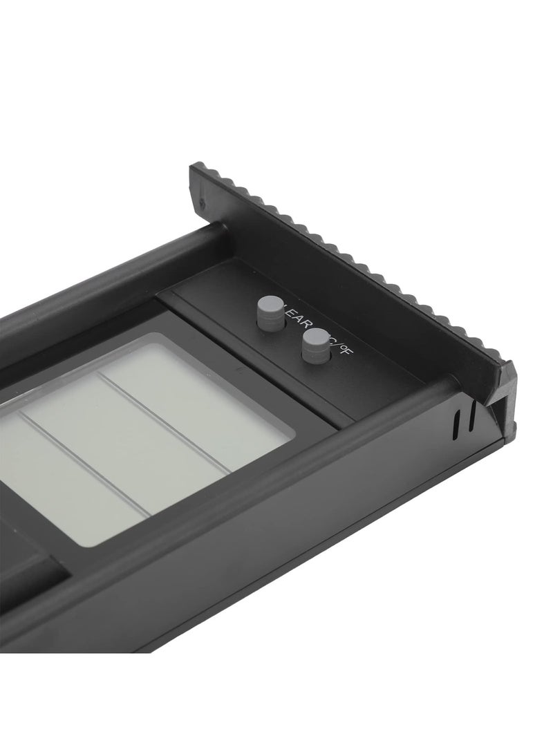 Digital Greenhouse Thermometer with Hook up, ℃/℉ Display, Maximum and Minimum Temperature Monitoring with memory function, for Garden Greenhouse Indoor Room Home, Refrigerator, Greenhouse, Black - Image 3