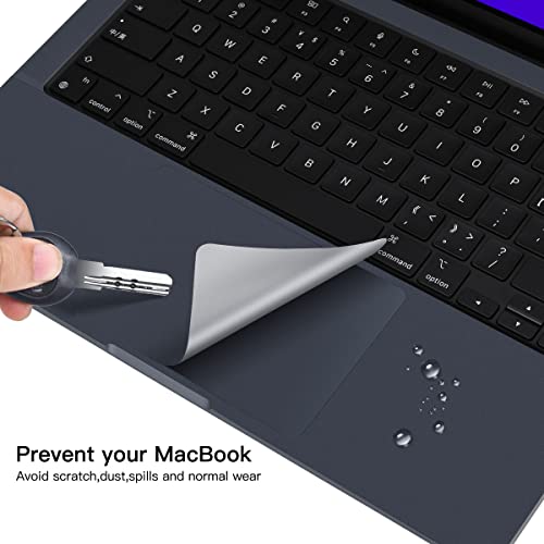 CaseBuy Palm Rest Protector Skin Cover for 2025 2024 2023 2022 MacBook Air 13.6" A3240 A3113 A2681 M4 M3 M2 Wrist Rest Protective Skin Cover for MacBook Air M4 M3 M2 13.6 inch -Midnight - Image 4