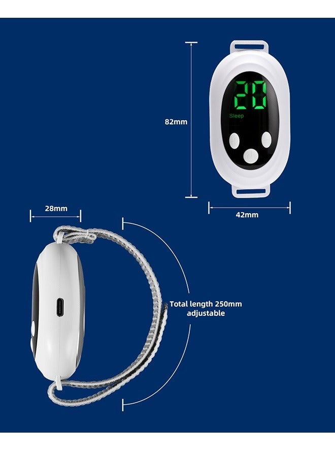 general Relieve Insomnia Instrument, Hand Held Nighttime Sleep Aid Device, Night Anxiety Therapy Relaxatio Pressure (White) - Image 2