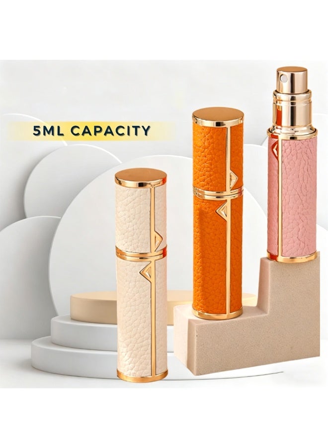 5ml Self-Pump Bottom-Filling Perfume Atomizer | Refillable Travel Spray Bottle for Perfume,Perfume travel refillable for Women Men Small Mister Spray Bottle, for Traveland Outgoing - Image 2