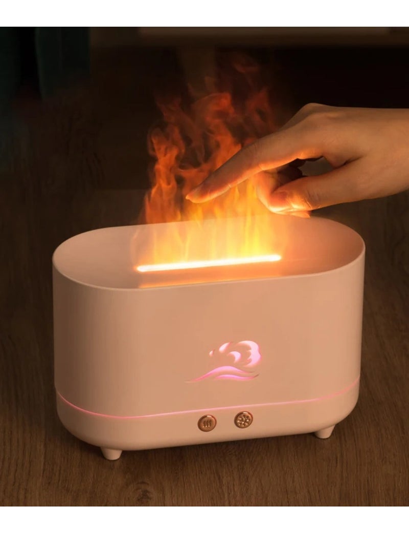 Digi Core 225 مل مرطب لغرفة النوم، ناشر لهب محمول بدون ضوضاء، ناشر رائحة للمنزل والمكتب، زيت عطري بارد، مرطب بركاني متغير، حماية تلقائية - Image 1