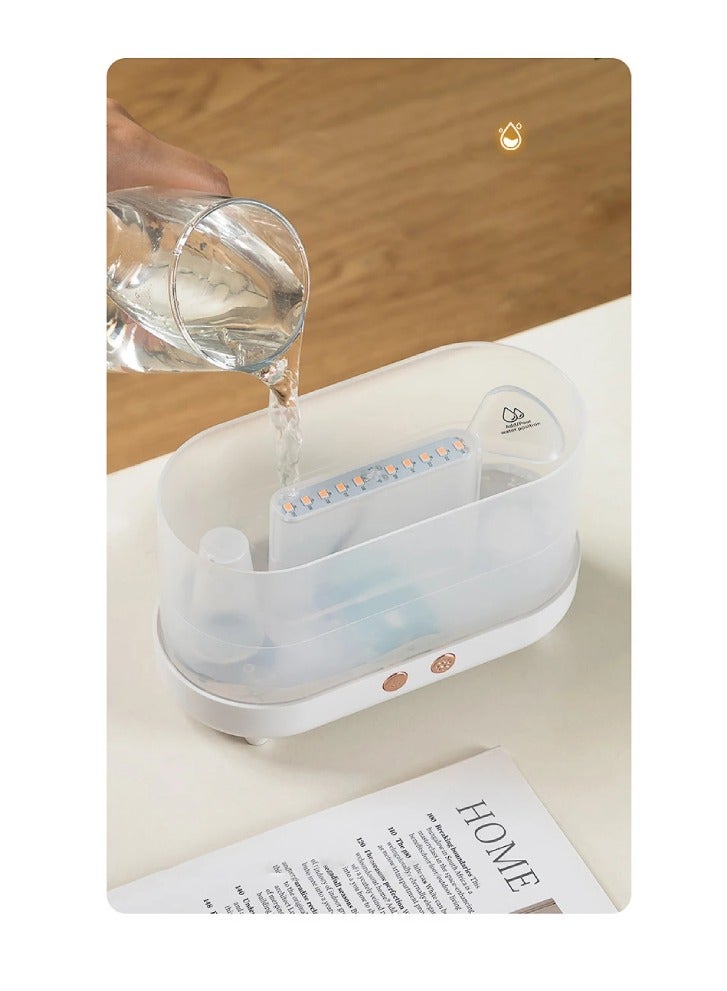 Digi Core 225 مل مرطب لغرفة النوم، ناشر لهب محمول بدون ضوضاء، ناشر رائحة للمنزل والمكتب، زيت عطري بارد، مرطب بركاني متغير، حماية تلقائية - Image 2