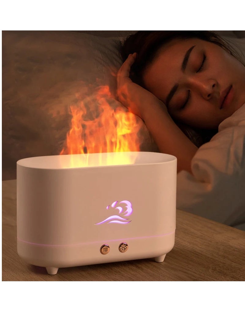 Digi Core 225 مل مرطب لغرفة النوم، ناشر لهب محمول بدون ضوضاء، ناشر رائحة للمنزل والمكتب، زيت عطري بارد، مرطب بركاني متغير، حماية تلقائية - Image 5