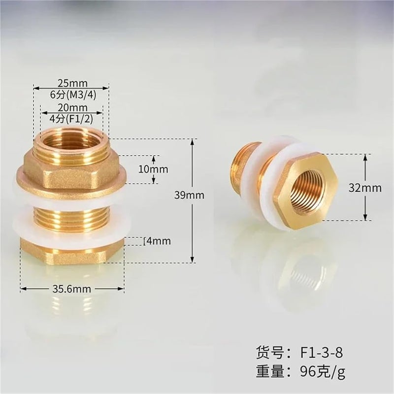 مجموعة ري صناعية منزلية ذات صنبور مزدوج المنفذ للحدائق مصنوعة من سبيكة الزنك - Image 4