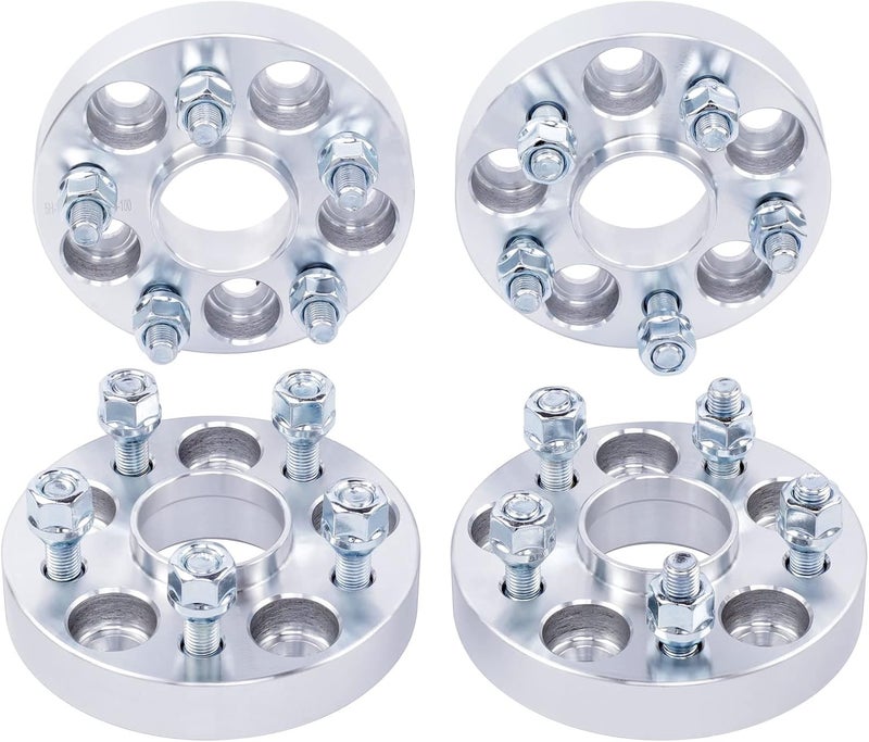 DCVAMOUS 4PC 5x115 Hubcentric Wheel Spacers 1 Inch with 14x1.5 Studs 71.5mm Hub Bore for Dodge - Image 1