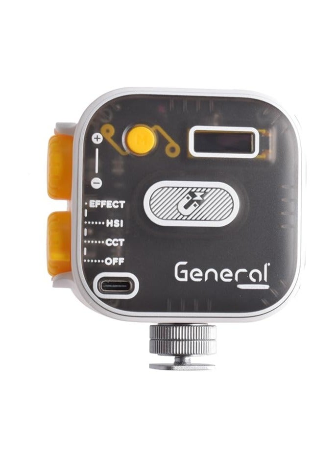 general General Led6Rgb Video Led Light 18W 2500K-9900K - White - Image 1
