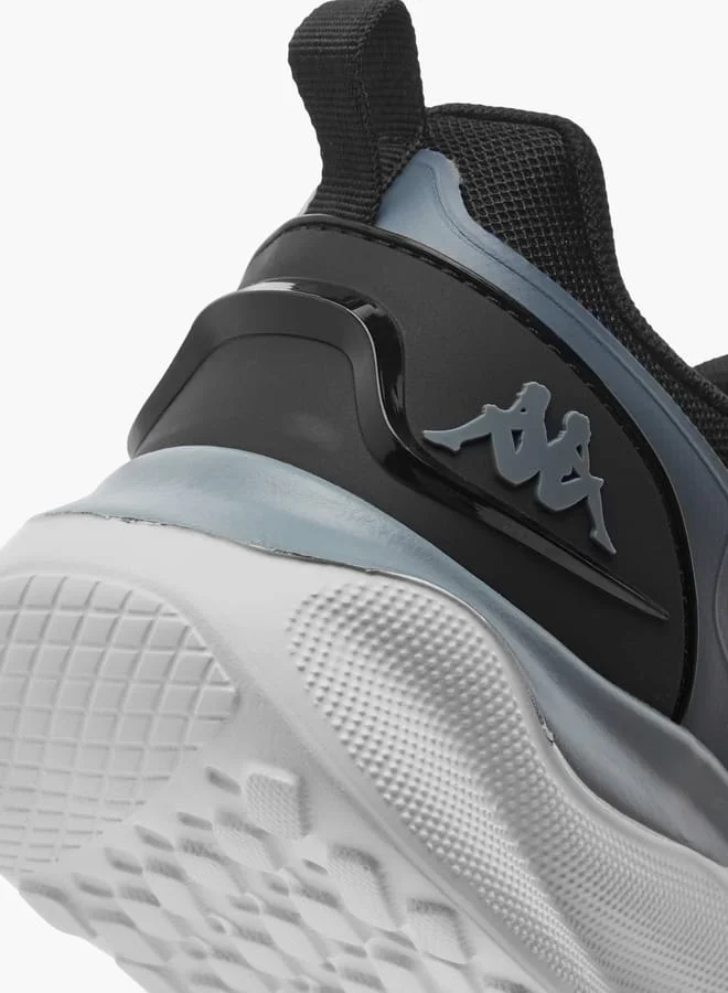 Kappa Boys' Printed Sports Shoes With Hook And Loop Closure