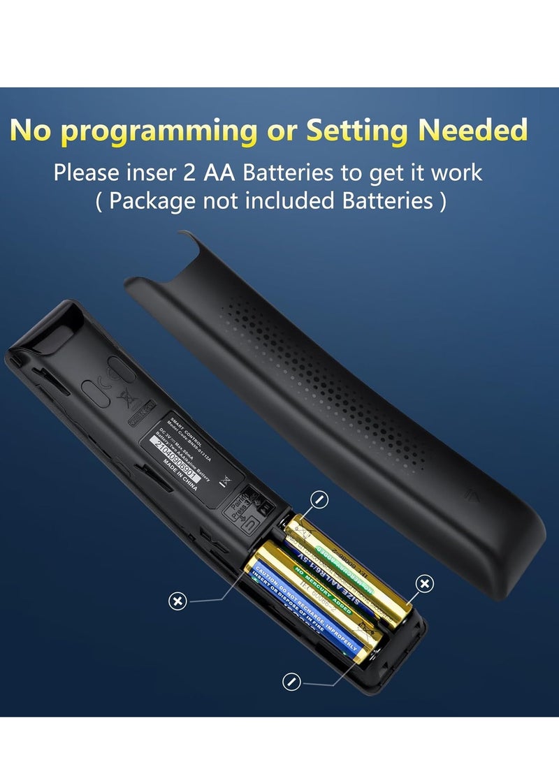 Voice Remote Control for Smart TVs – Replacement Remote Compatible with Curved QLED UHD 4K & 8K Series | Universal Smart TV Remote with Voice Command, Easy Navigation, Shortcut Buttons for Netflix, Prime Video, and More | Plug & Play Design - Image 5