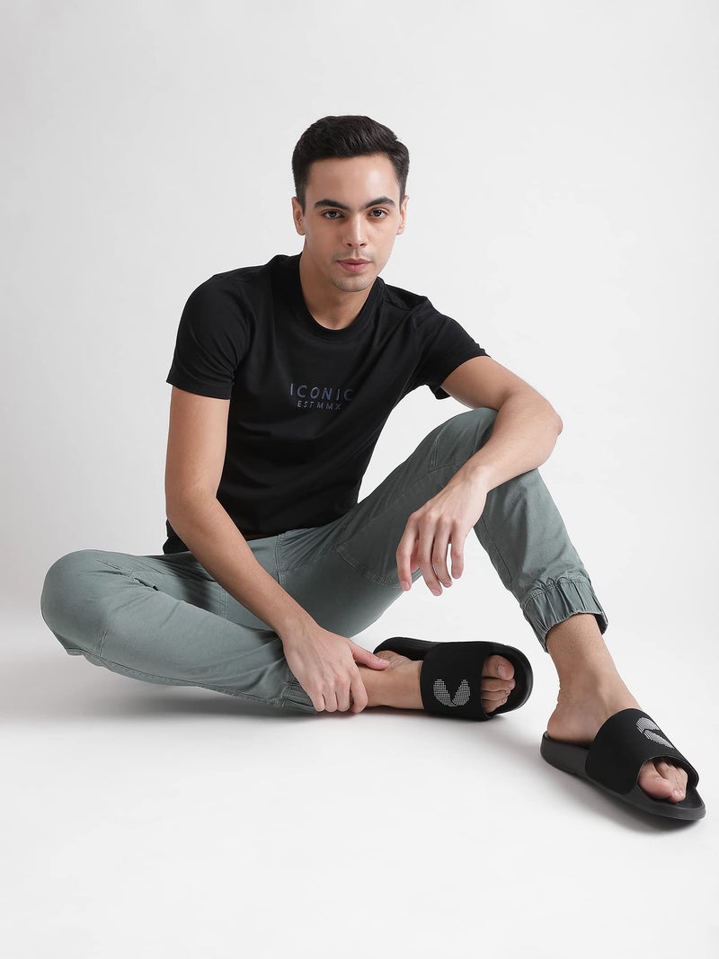 CHUPPS Bandwidth Slider for Men | Flip Flop Slippers with FOAM6 Upper Technology (6mm Foam)| Snug Fit Footwear with ERGOX PLUS Contoured & Cushioned Footbed |Super Comfortable Slides - Navy - Image 4