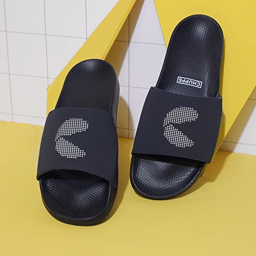 CHUPPS Bandwidth Slider for Men | Flip Flop Slippers with FOAM6 Upper Technology (6mm Foam)| Snug Fit Footwear with ERGOX PLUS Contoured & Cushioned Footbed |Super Comfortable Slides - Navy - Image 3