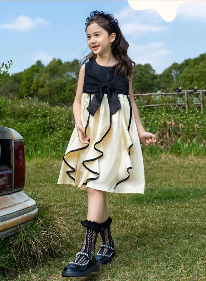 Take Two Girls Sleeveless Ruffle Detail Dress
