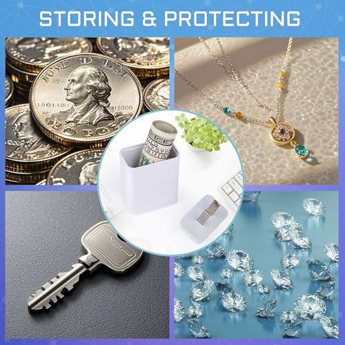 BARGIFTS Plug Storage Realistic Looking Charger with Storage Hiding Places for Valuables Charger Diversion Safe, White - Image 3