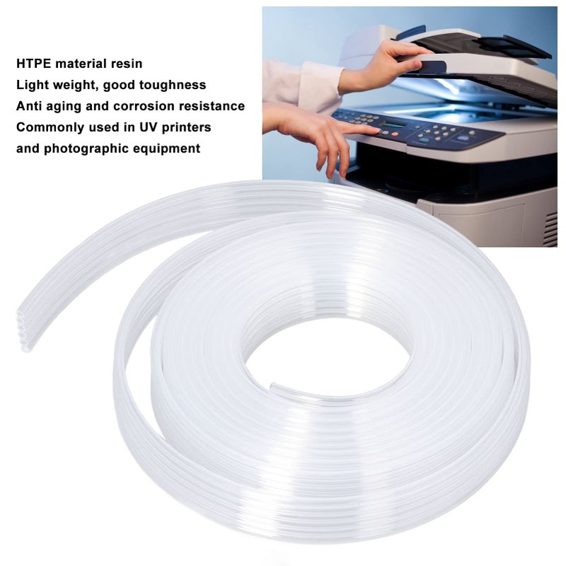 Transparent HTPE Resin Flexible Anti Aging 6 Lines Printer Ink Pipe Replacement - Image 4