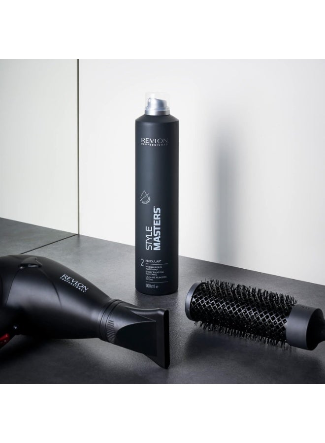 Revlon Professional Style Masters Hairspray 500ml – Medium Hold Hair Spray for Long-Lasting Style, Anti-Frizz, Unscented, Formaldehyde-Free - Image 4