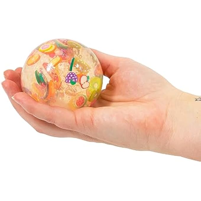 Tobar SCRUNCHEMS TUTTI FRUTTI STRESS SQUISH BALL Toy - Image 1