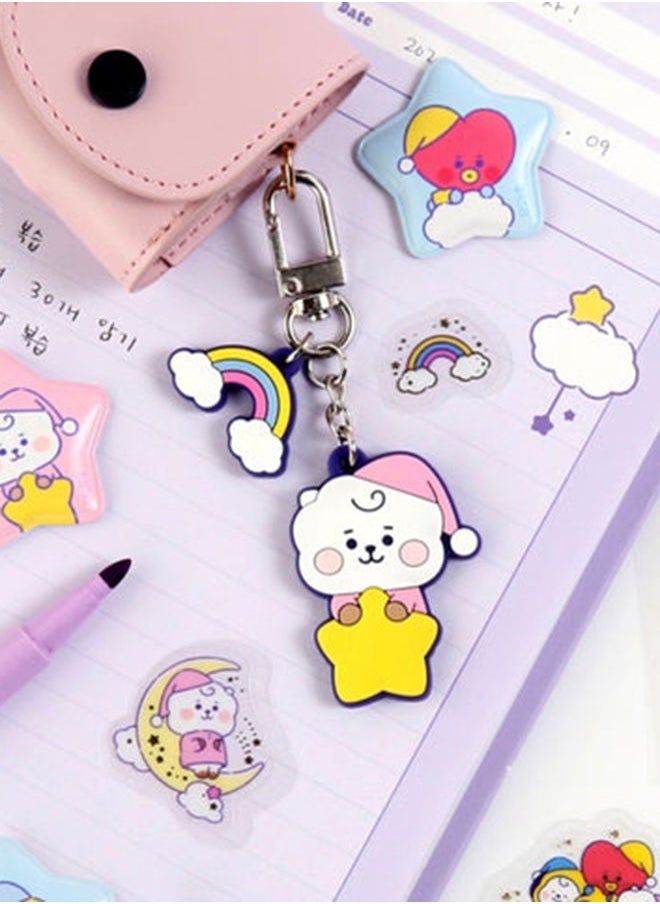 BT21 Dream of Baby Cooky Silicone Keychain  - Image 4