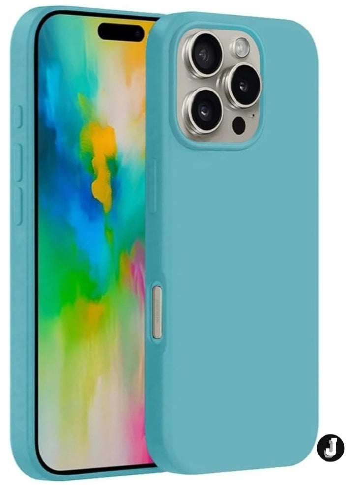 NEW "Liquid Silicone Case for iPhone 16 Pro - Ultra Slim Design, Soft Anti-Scratch Microfiber Lining & Drop Protection"