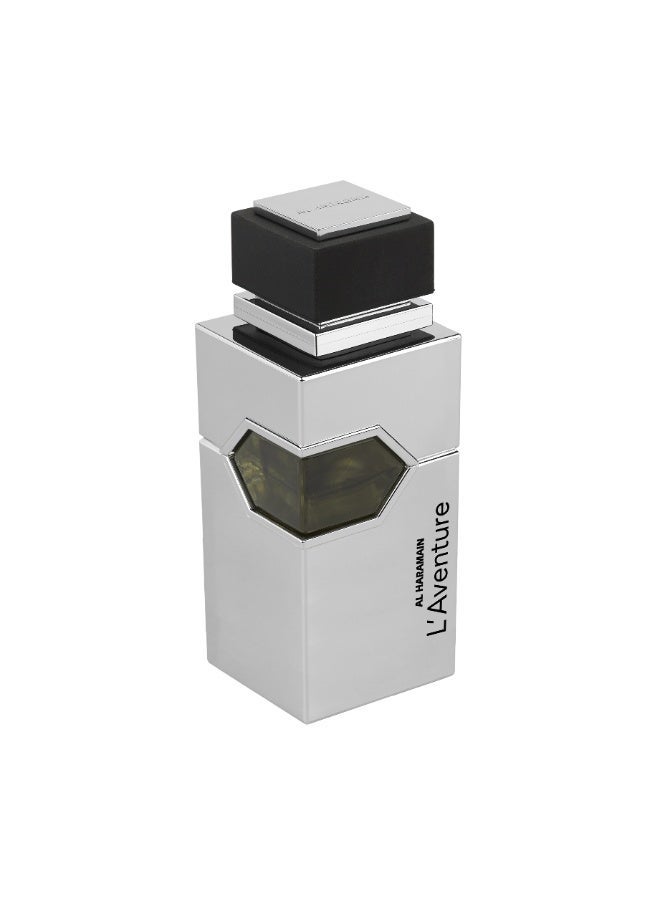 Al Haramain Haramain L’Aventure Eau de Parfum 200ml | Long-Lasting Unisex Perfume | Fresh Citrus, Jasmine & Woody Scent - Image 2