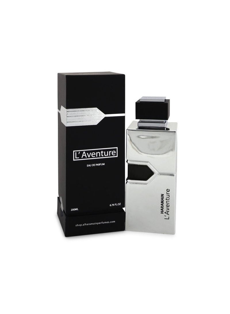 Al Haramain Haramain L’Aventure Eau de Parfum 200ml | Long-Lasting Unisex Perfume | Fresh Citrus, Jasmine & Woody Scent - Image 3