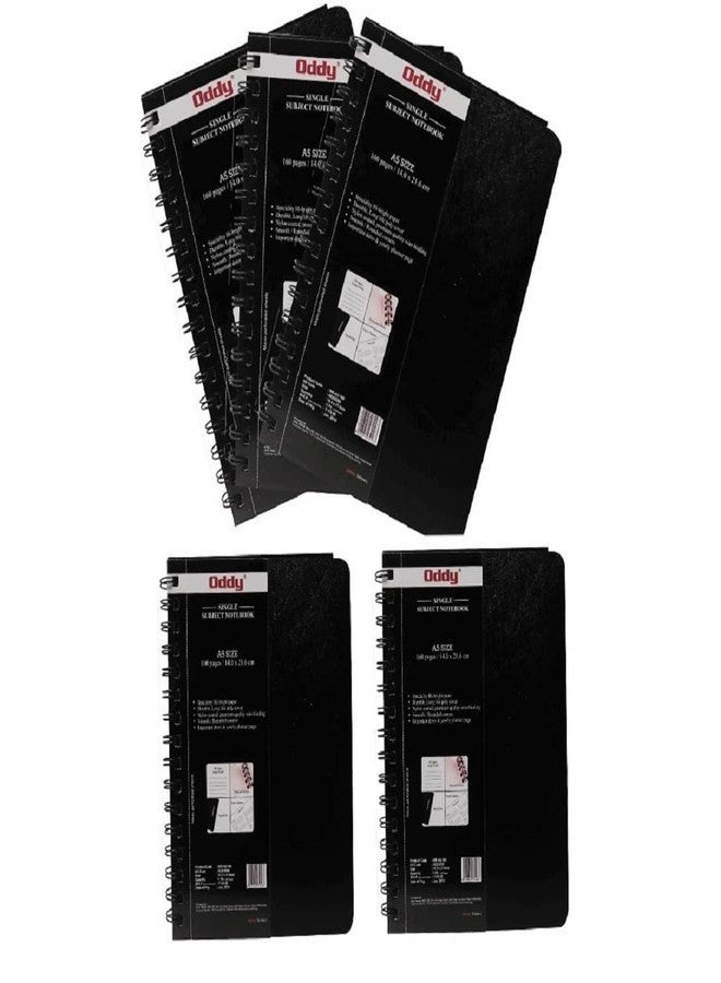 Oddy Wiro Note Book A5 Size - WR-A5-160 (Pack of 5, 160 pages per notebook) Both Sided single ruled notebook - Image 1