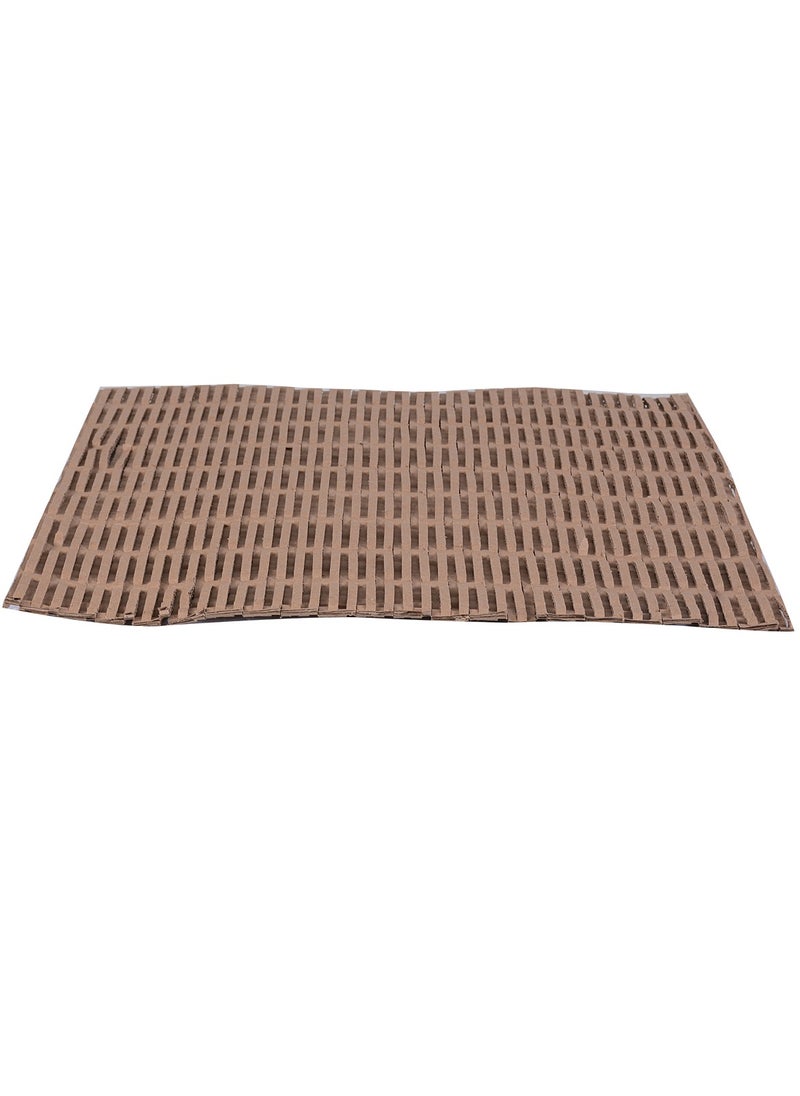 PACK CRAFT - Cut Paper Shred Filler Shredded Carton Wrap Paper For Gift Box, Gift Basket Bag Filler Grass Cushion Stuffing For Gifts, Grocery, & Perfumes Holiday Packaging Wrapping Carton Mesh Packing Supplier Paper Filler Honeycomb Cardboard Sheets Filler 3 Ply (1 Box = 50 Cm X 20 Meters (Sheet Length Variable 1.8 to 2 Meters, Total Sheets 10 To 11 Pcs) Honeycomb Carton Sheets Honeycomb Wrap - Image 1