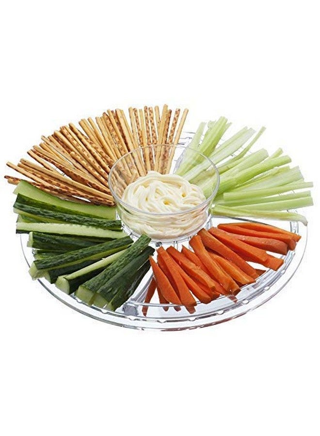 SHREE HANS CREATION 4-in-1 Acrylic Cake Stand With Dome Lid Multifunctional Serving Platter & Cake Plate Cake Holder, Cake Cover Bowl Veggie Punch Desert Tray with Butter Spoon (Breakage Guarantee) - Image 4