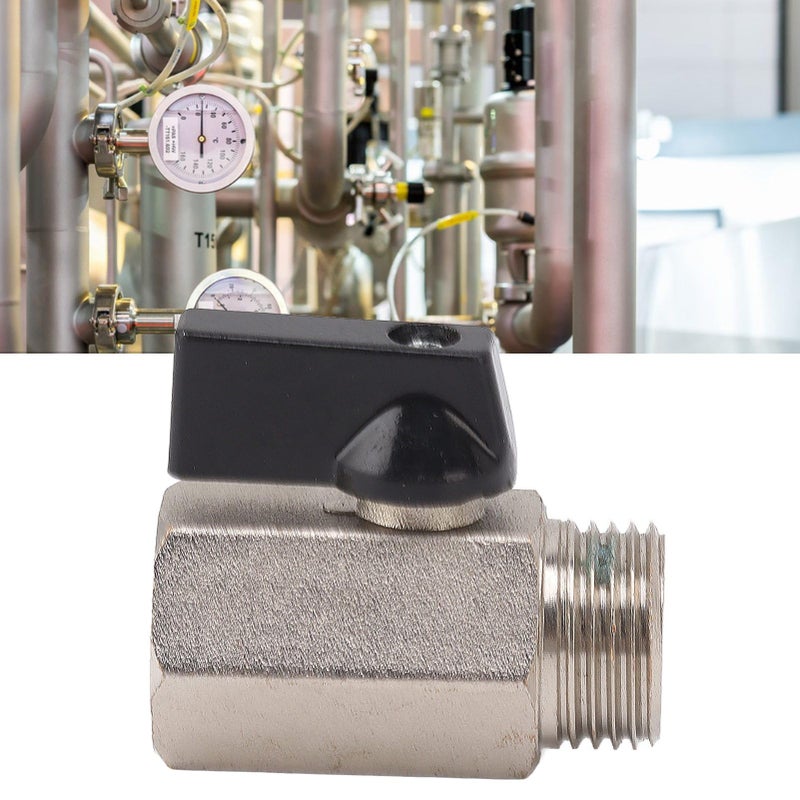 Brass Gas Ball Valve 1 2 Inch For Easy Gas Cut Off Home Appliance - Image 4